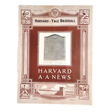 June 1927 Harvard Yale Baseball Team Roster AA News Bruce Caldwell MLB Player picture