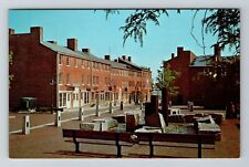 Newburyport MA-Massachusetts, Inn Street Mall, Scenic View, Vintage Postcard picture