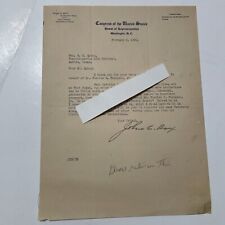 Congress of the United states Letter 1930 John C Box 2nd District Texas picture