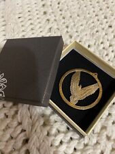 Vintage 1975 Sterling Silver Peace on Earth Dove Christmas Ornament Wallace picture