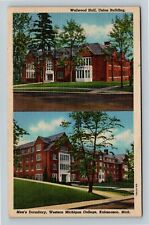 Kalamazoo MI, Western Michigan College Union, Walwood Hall Vintagec1947 Postcard picture