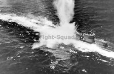 WW2 Picture Photo 1944 German Type VII U-Boat under attack US Navy aircraft 2394 picture
