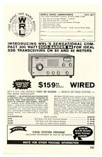 QST Ham Radio Mag. Ad WRL's 300 Watt DUO-BANDER 84 SSB Transceiver (2/66) picture