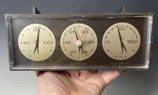 Mid-Century Modern Atomic Age Honeywell Plastic Weather Station Thermometer picture
