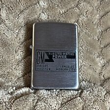 RARE 1956 Double-Sided Zippo “GM ELECTRO MOTIVE POWER / for oil well drilling” picture