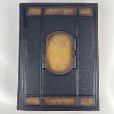 1924 University of Nebraska The Cornhusker Yearbook Die Stamp Leather Hardcover picture