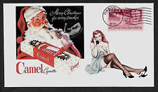 1951 Camel Cigarettes Xmas Ad  Featured on Collector's Envelope *A113 picture