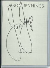 Jason Jennings Best Selling Author Autograph Signed Cut Paper picture