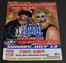 1997 Print Ad Dennis Rodman Hollywood Hogan WCW Wrestling Crash the Bash Art picture