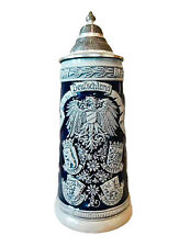 German Stein Coats of Arms Engraved w/Lid picture