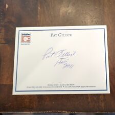 PAT GILLICK COOPERSTOWN HALL OF FAME CARD AUTOGRAPH SIGNED PHILLIES JAYS  HOF picture