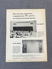 ACOUSTIC RESEARCH LOUDSPEAKER ORIGINAL ADVERTISEMENT 1967 AUDIO REVIEW J0416 picture