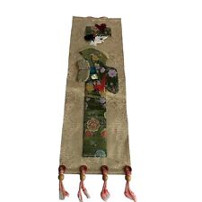 Vintage Japanese asian geisha doll Wall Hanging Scroll tapestry Decor picture