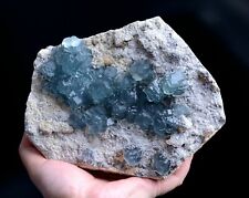2322g NATURAL Rare Blue Green Cubic Phantom Window FLUORITE Mineral  Specimen picture