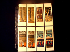 28 Vintage 1933-34 Chicago World's Fair Matchbook Covers picture