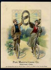COLUMBIA BICYCLES STANDARD OF THE WORLD POPE MANUFACTURING 1897 ADVERTISEMENT picture