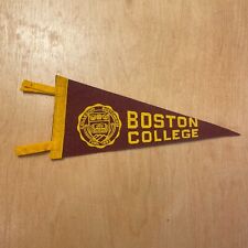 Vintage 1950s Boston College 5x9 Felt Pennant Flag picture