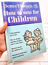 Rare 1966 How To Sew For Children by Better Homes and Gardens Reference Book BHG picture