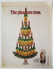 1972 J & B Rare Scotch Vintage Print Ad The Pleasure Tree Christmas Ad picture