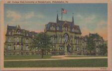 Postcard College Hall University Pennsylvania Philadelphia PA  picture