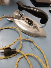 VINTAGE 1950’S FEATHERLINE ELECTRIC IRON MODEL 103 TOMORROW'S IRON TODAY TESTED picture