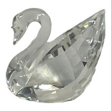 Swarovski Crystal Collection - Swan Figurine 1.5” Miniature Vintage X Small picture