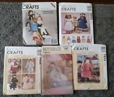 DOLL & DOLL CLOTHES PATTERNS -UNCUT picture