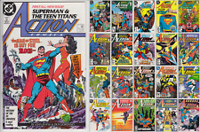 Action Comics feat. Superman Lot (1986-1987) DC VF-NM +bags/boards picture