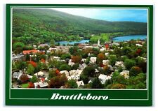 Postcard Brattleboro VT Vermont - Connecticut River M2 picture