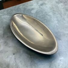 Nambe Metal Alloy Oval Bowl Tray Vintage #504 13