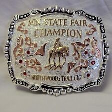 Minnesota State Fair Champion Belt Buckle Northwood Trail Cup picture