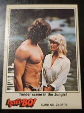 1981 Here's Bo Non-Sport Card #23 Tender scene in the Jungle picture