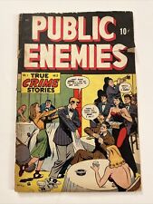 PUBLIC ENEMIES VOL 1 #2 MAY JUNE 1948 SOTI D.S. PUBLISHING Golden Age Comic picture