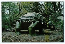 c1950's Ankylosaurus Curved Lizard Plant Eating Prehistoric Gardens OR Postcard picture