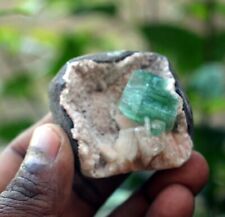 Green APOPHYLLITE On STILBITE & Matrix Minerals J-1.24 picture