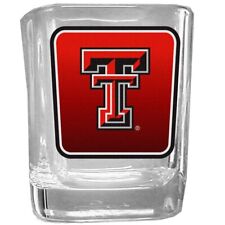 NCAA Sports Fan Shop Texas Tech Red Raiders Square Glass Shot Glass Single Te... picture