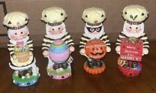 Lot 4 Hershey's Collectible Figurines Kurt Adler Holiday's picture