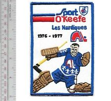 WHA Beer Quebec Nordiques & O'Keefe Beer 1976 - 77 Coloseum Promo Patch picture