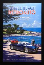 SIGNED 2017 Pebble Beach Concours RETROAUTO Poster FERRARI 250 GT ZAGATO Alfa TZ picture