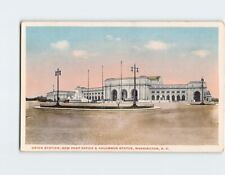 Postcard Union Station, New Post Office & Columbus Statue, Washington, D. C. picture