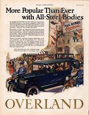 1924 Willys-Overland Automobile All-Steel Coachwork Power Vintage Print Ad L4 picture