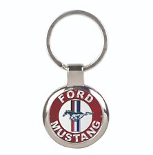Mustang Car Chrome key ring Key Chain Art Logo Prints Key Fob picture