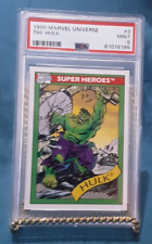 1990 Impel Marvel Universe #3 The Hulk PSA 9 MINT picture