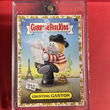GPK GOLD PARALLEL 💥GRUNTING GASTON 💥 14/50 Garbage Pail Kids Vacation picture