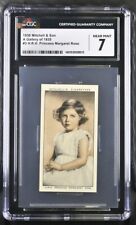 1936 STEPHEN MITCHELL & SON CIGARETTES GALLERY OF 1935 MARGARET ROSE #3 CGC7 picture