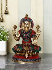 MULTI STORE ENTERPRISES Lakshmi Idol Brass Showpiece Statue Murti for Home Pooja picture