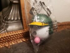 Vintage Oakland A's Jack In The Box Clown Antenna Ball Topper New in Baggie picture