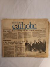 1986 June 6 Pittsburgh Catholic Pope Jim Leyland Fr. Paul Yurko  (MH50) picture