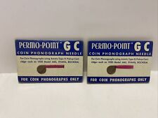Permo-Point GC Coin Phonograph Needle - Astatic Type G - Lot Of 2 New picture