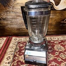 Vtg SEARS LADY KENMORE 600 CHROME Retro Blender 8 Speed Glass Pitcher picture
